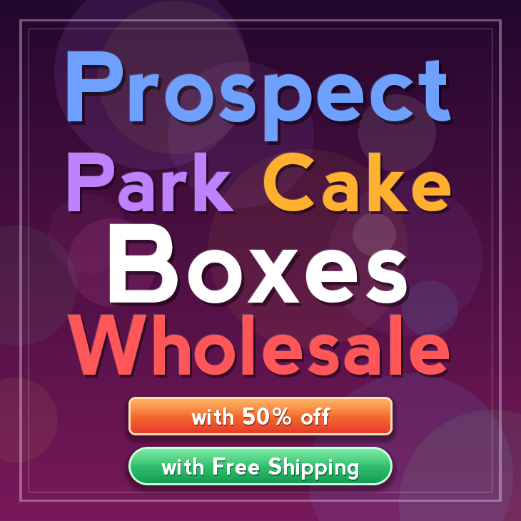 Prospect Park cake boxes