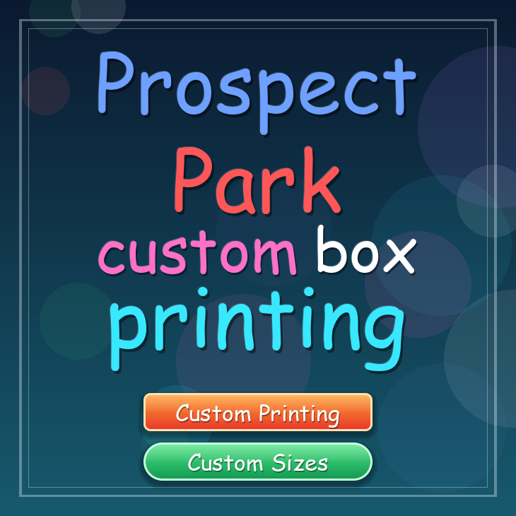 Prospect Park custom box printing