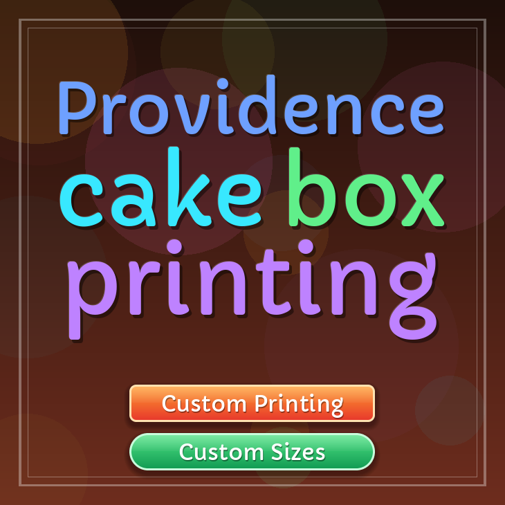 Providence cake box printing