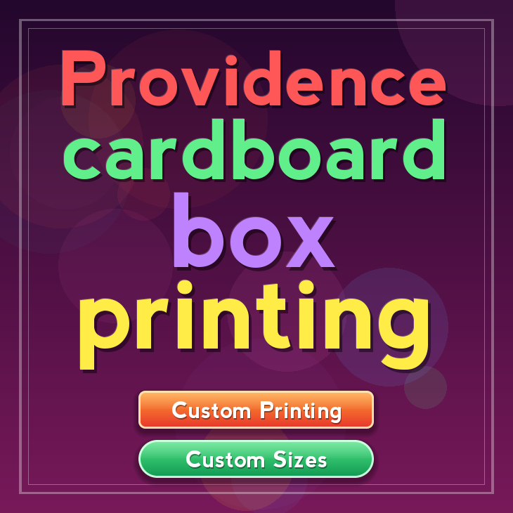 Providence cardboard box printing