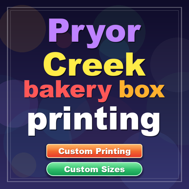 Pryor Creek bakery box printing