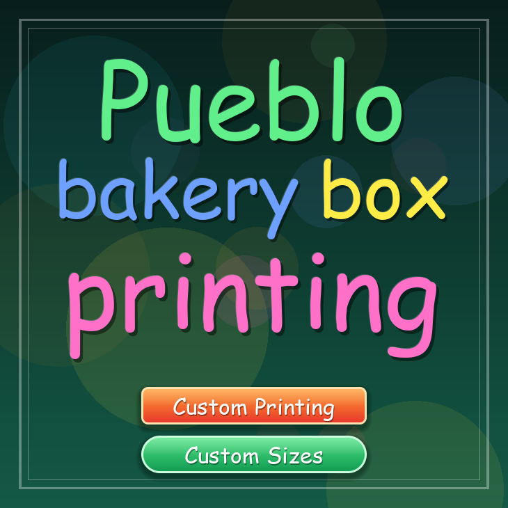 Pueblo bakery box printing