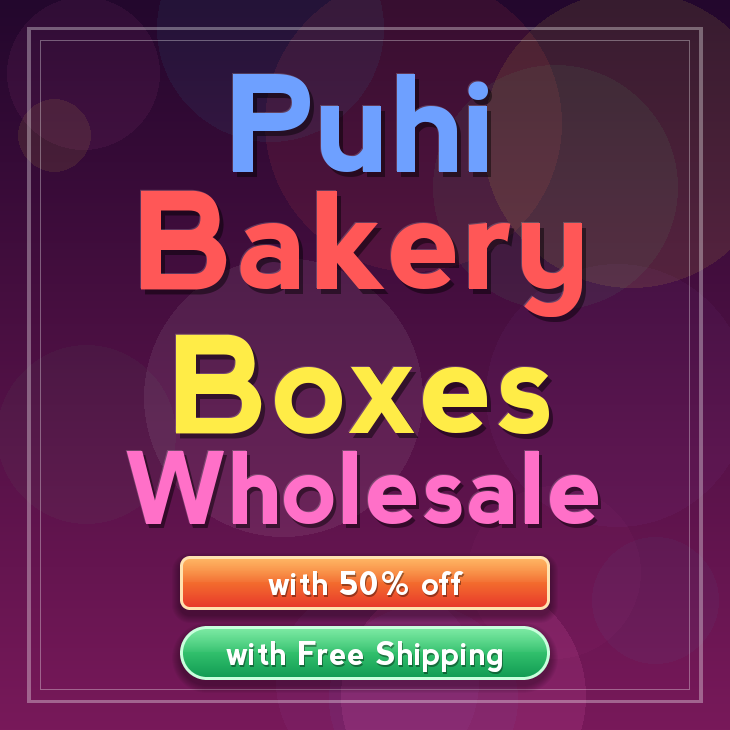 Puhi bakery boxes