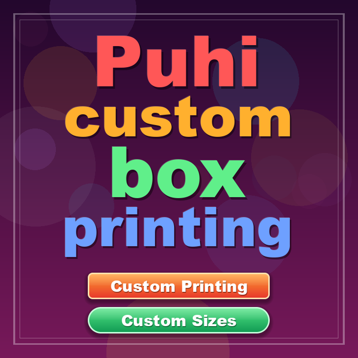 Puhi custom box printing