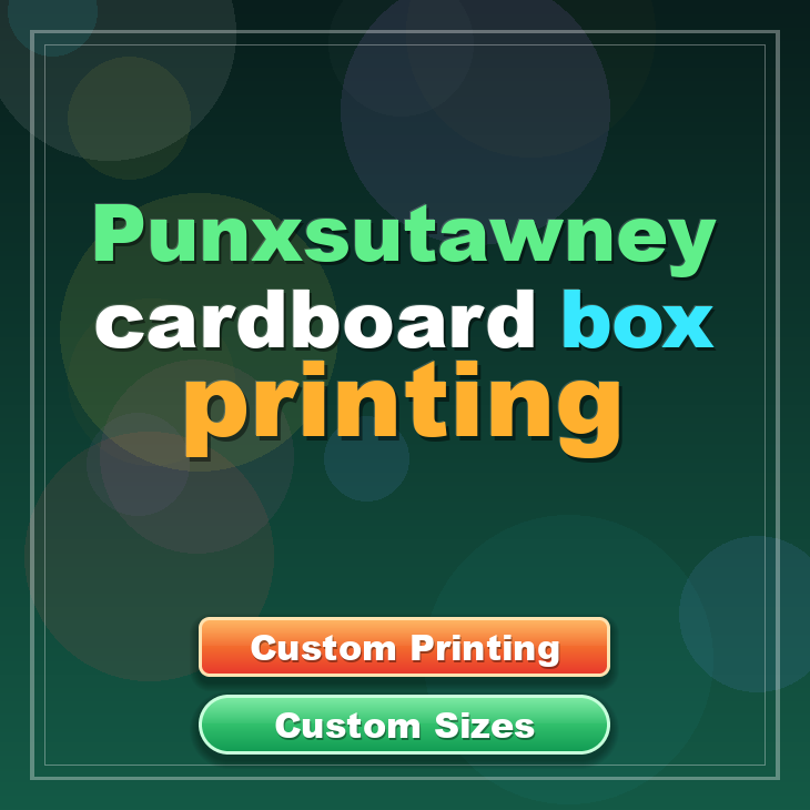 Punxsutawney cardboard box printing