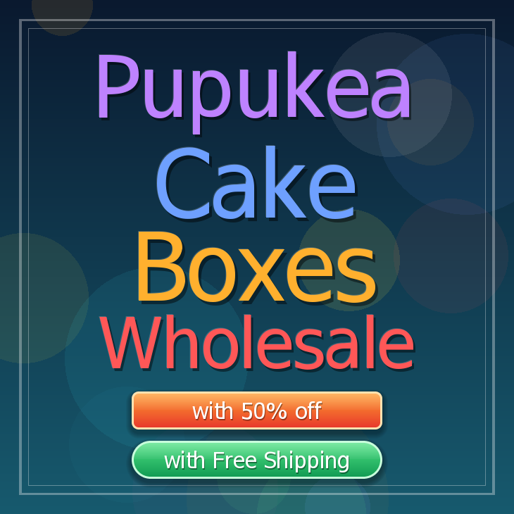Pupukea cake boxes