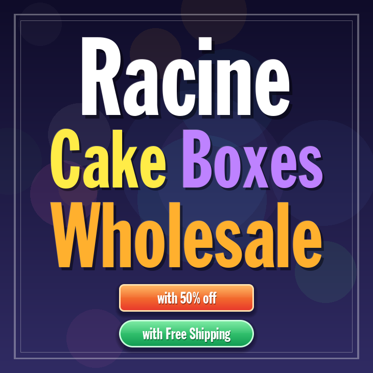 Racine cake boxes