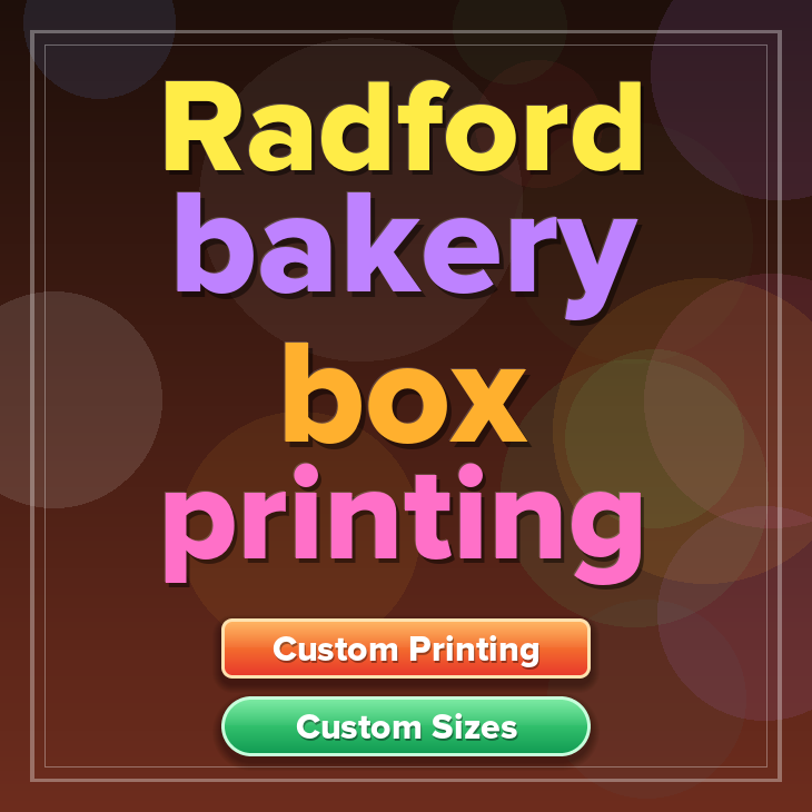 Radford bakery box printing