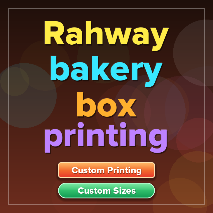 Rahway bakery box printing