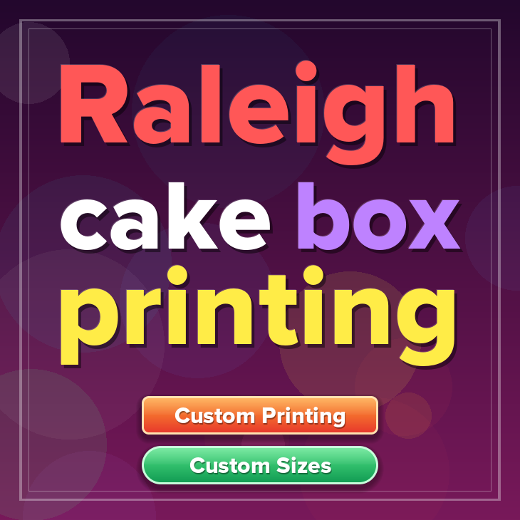 Raleigh cake box printing