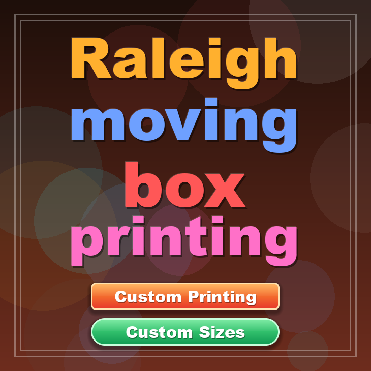 Raleigh moving box printing