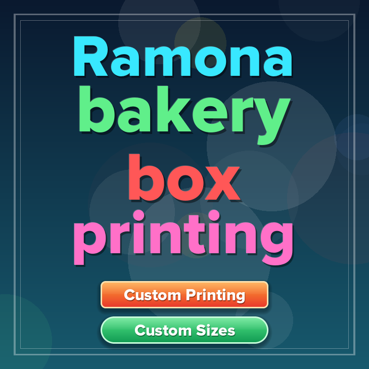 Ramona bakery box printing