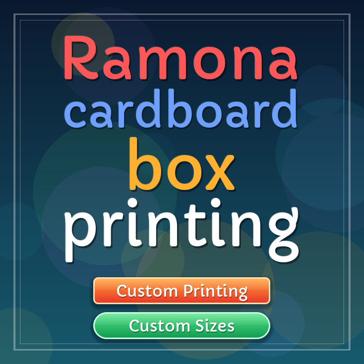 Ramona cardboard box printing