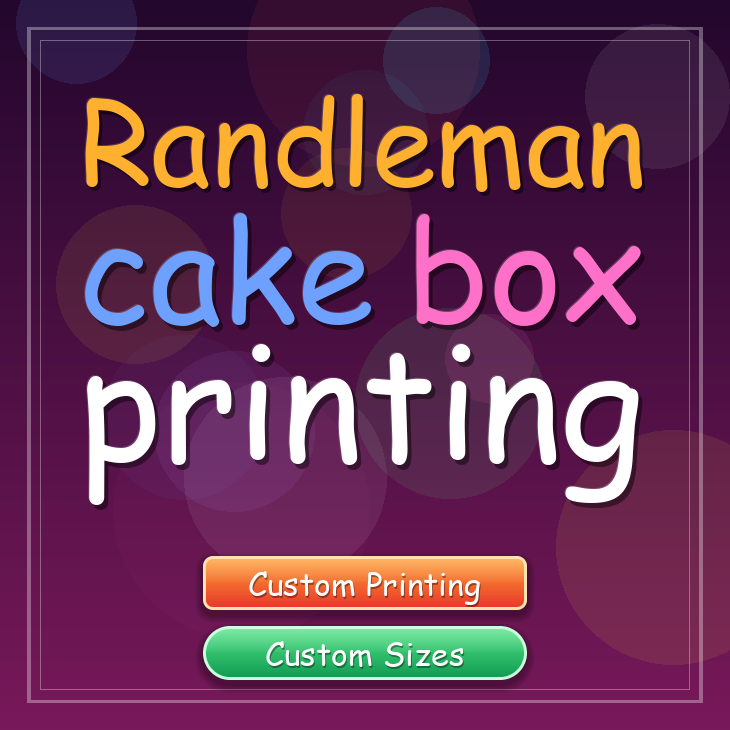 Randleman cake box printing