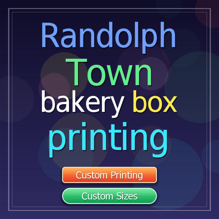 Randolph Town bakery box printing