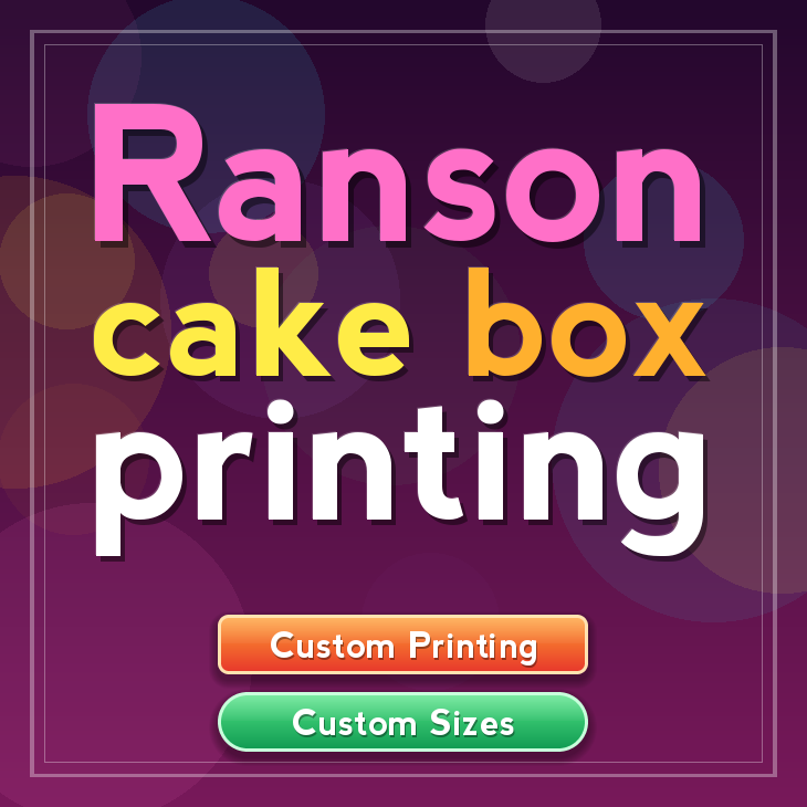 Ranson cake box printing