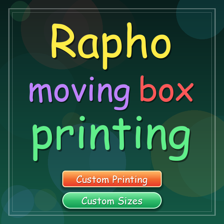 Rapho moving box printing