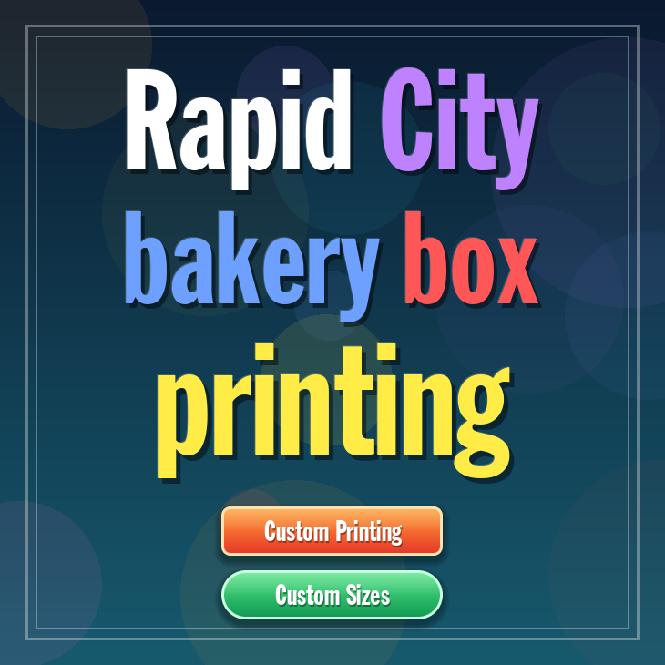 Rapid City bakery box printing