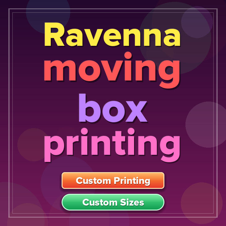 Ravenna moving box printing