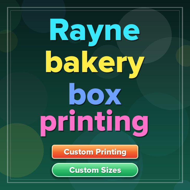 Rayne bakery box printing