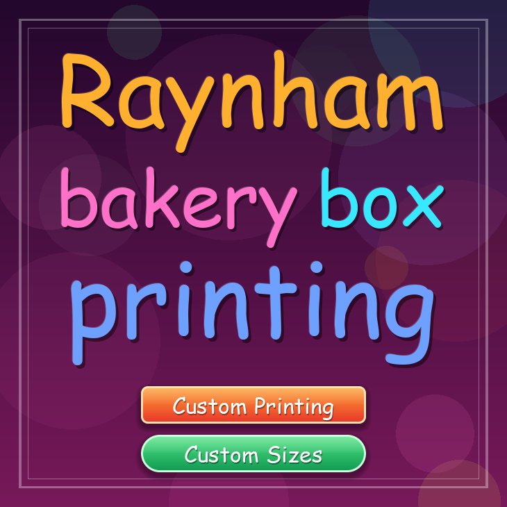 Raynham bakery box printing