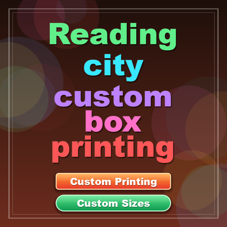 Reading city custom box printing