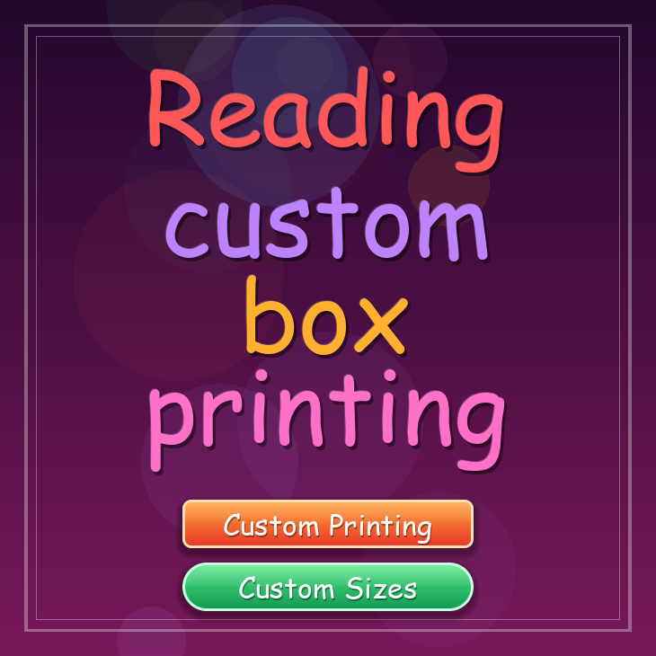 Reading custom box printing