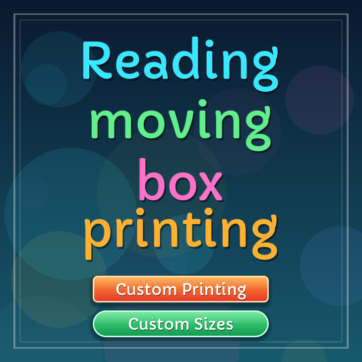 Reading moving box printing