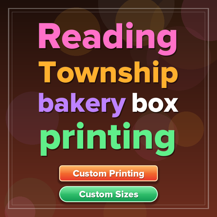 Reading Township bakery box printing