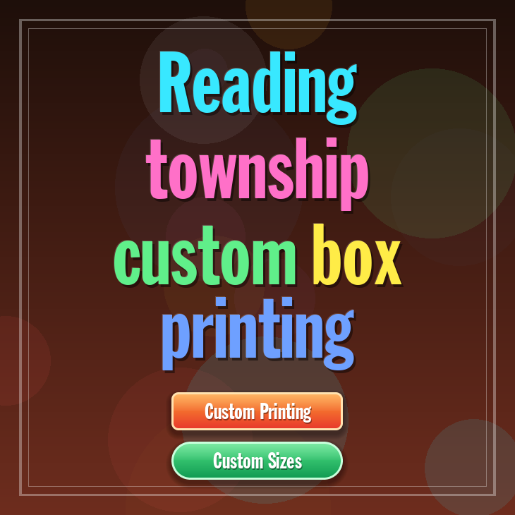 Reading township custom box printing