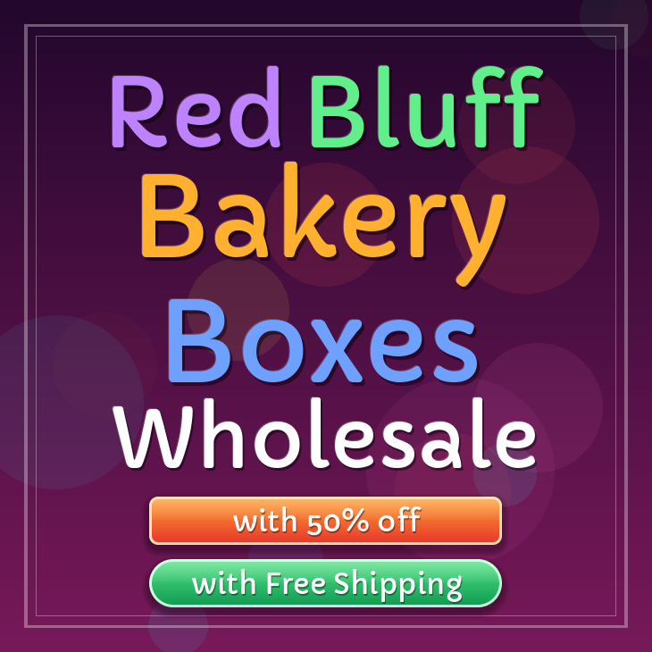 Red Bluff bakery boxes