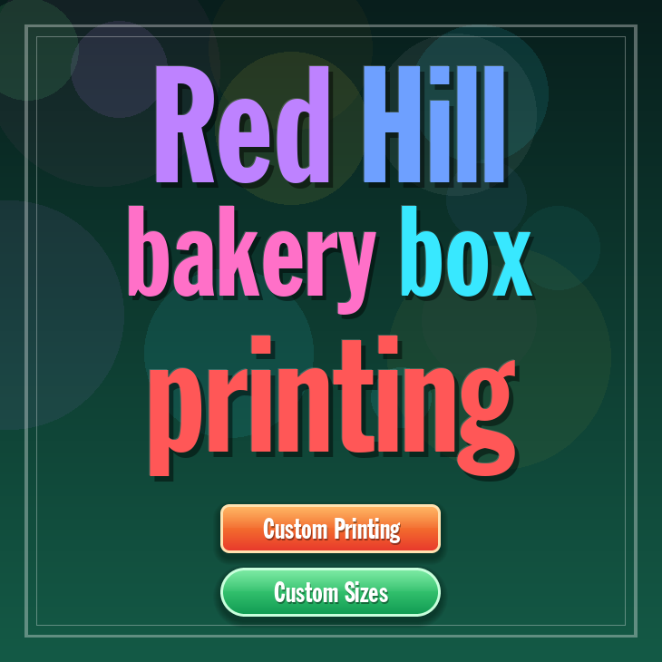Red Hill bakery box printing