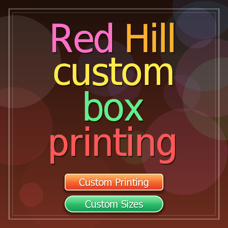 Red Hill custom box printing