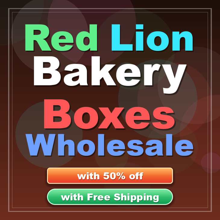 Red Lion bakery boxes