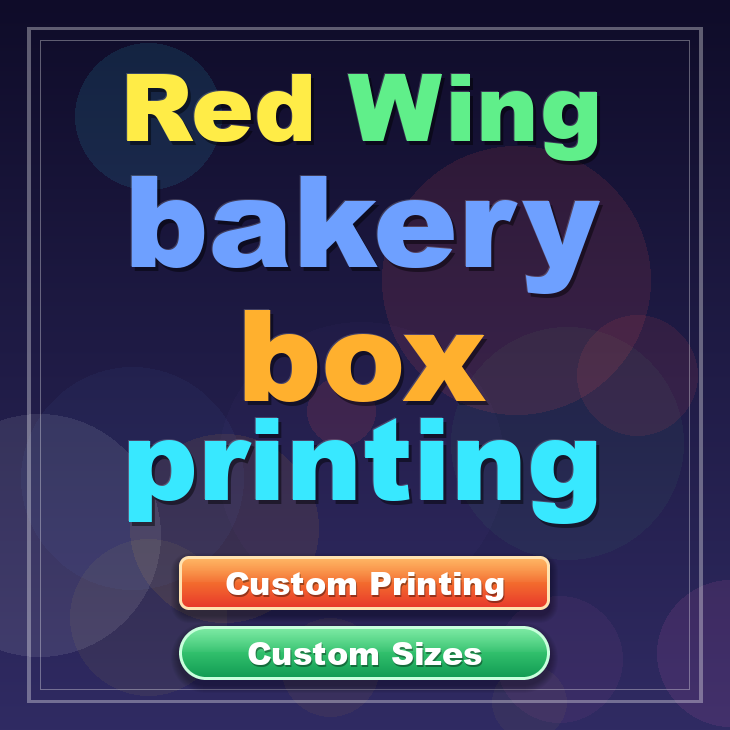 Red Wing bakery box printing