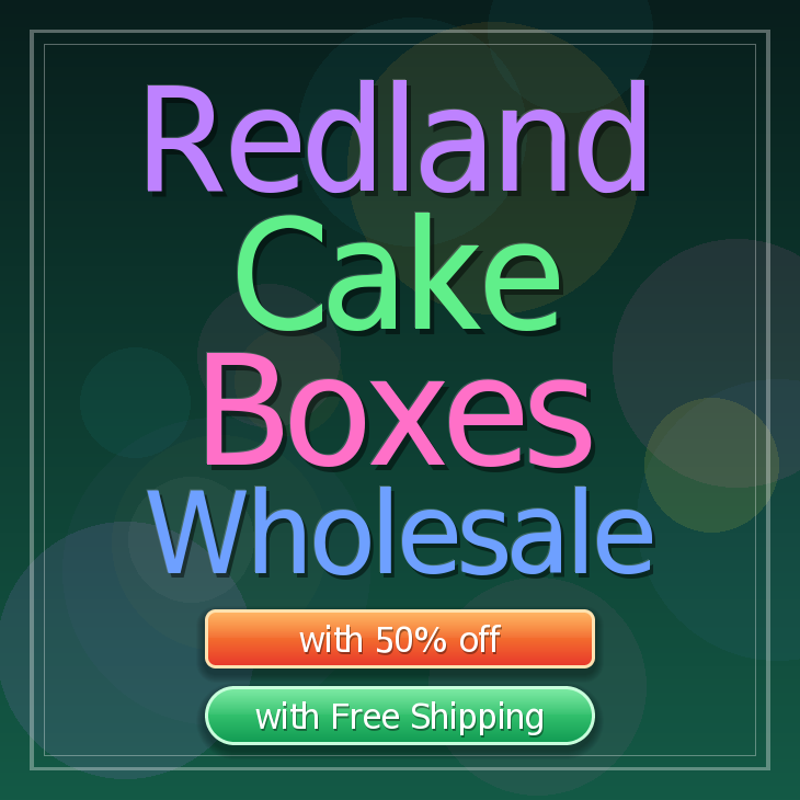 Redland cake boxes