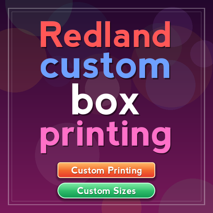 Redland custom box printing
