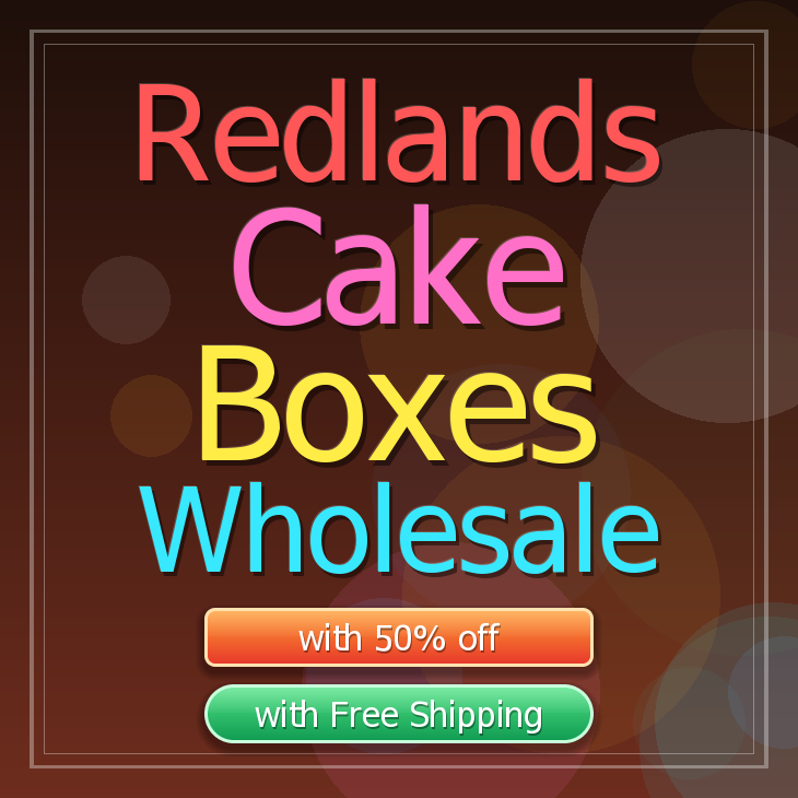Redlands cake boxes