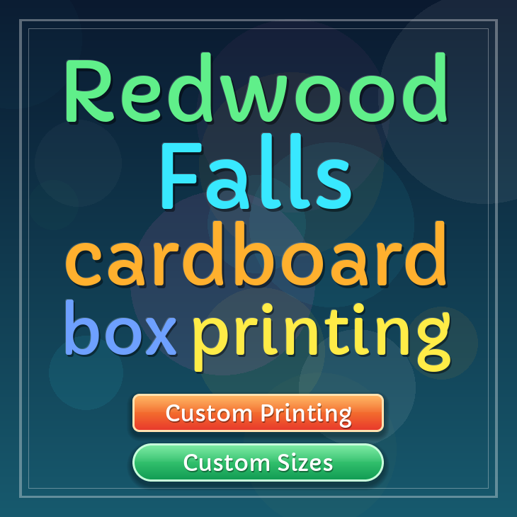 Redwood Falls cardboard box printing