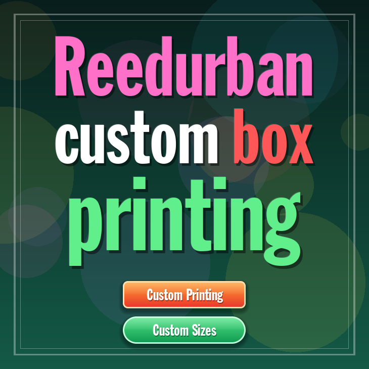 Reedurban custom box printing