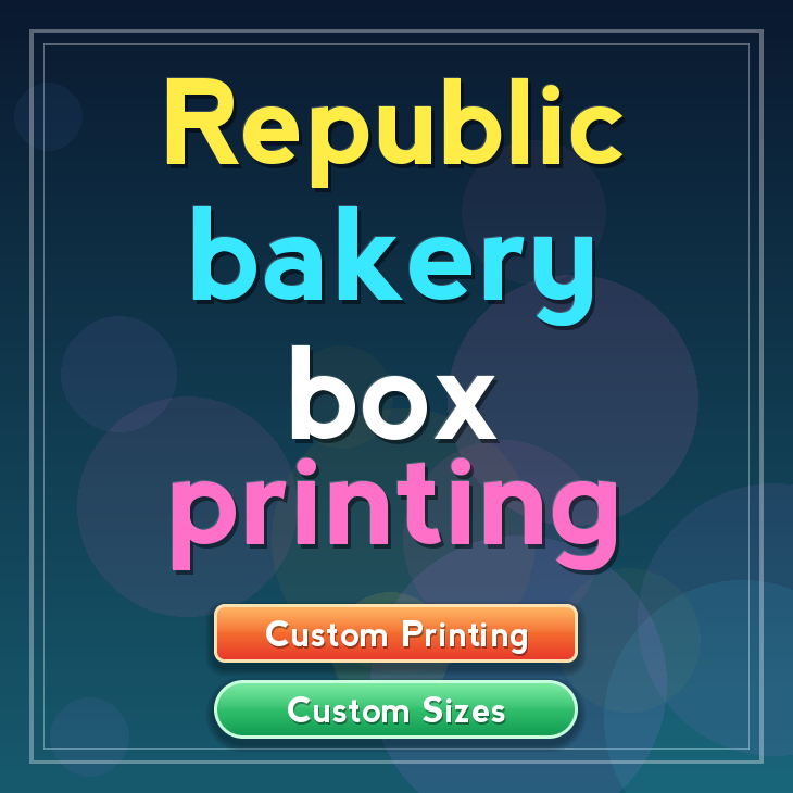 Republic bakery box printing