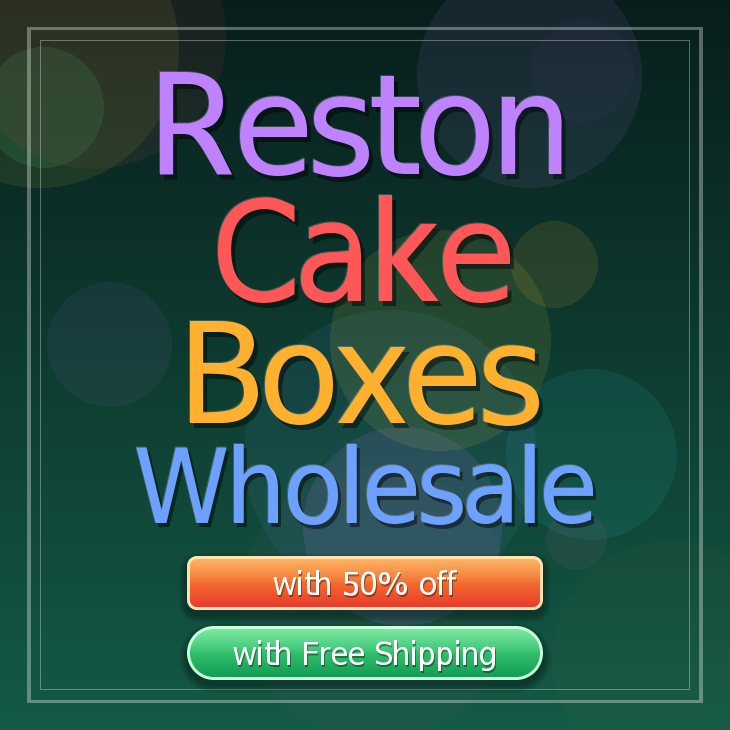 Reston cake boxes