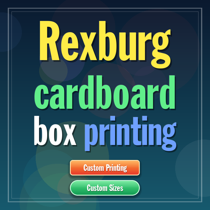Rexburg cardboard box printing