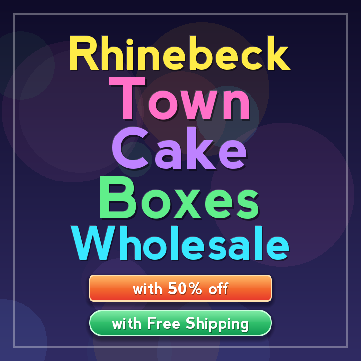 Rhinebeck Town cake boxes