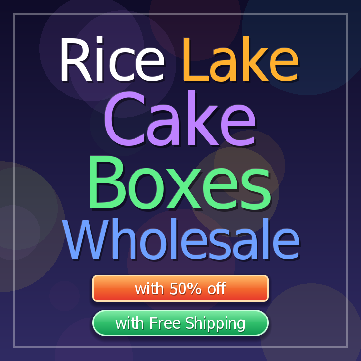 Rice Lake cake boxes