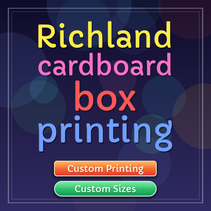 Richland cardboard box printing