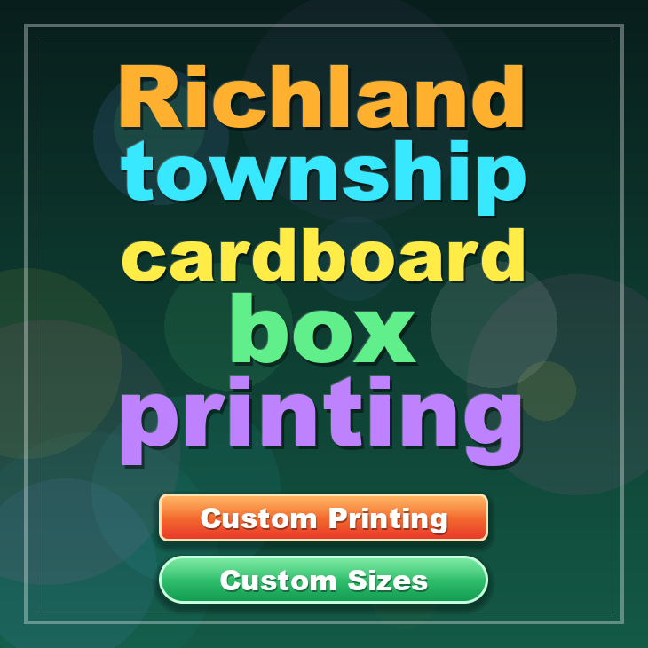 Richland township cardboard box printing