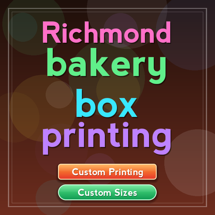 Richmond bakery box printing
