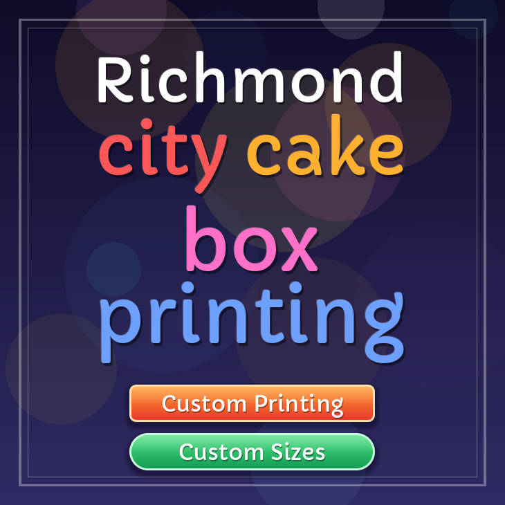 Richmond City cake box printing