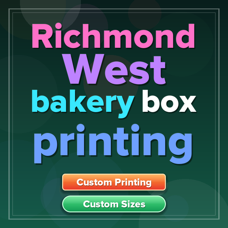 Richmond West bakery box printing